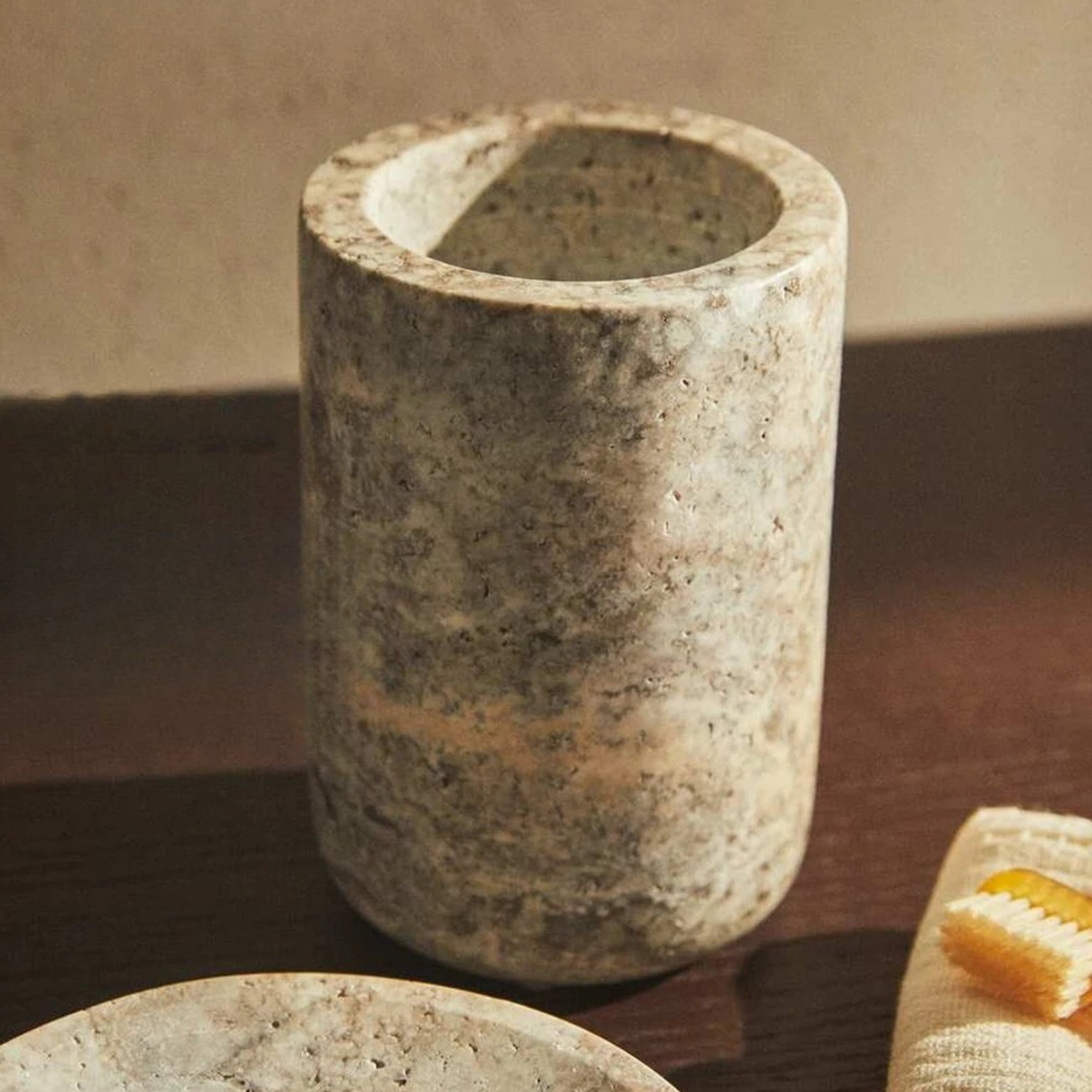 Renfosa Marble Bathroom Accessories Set