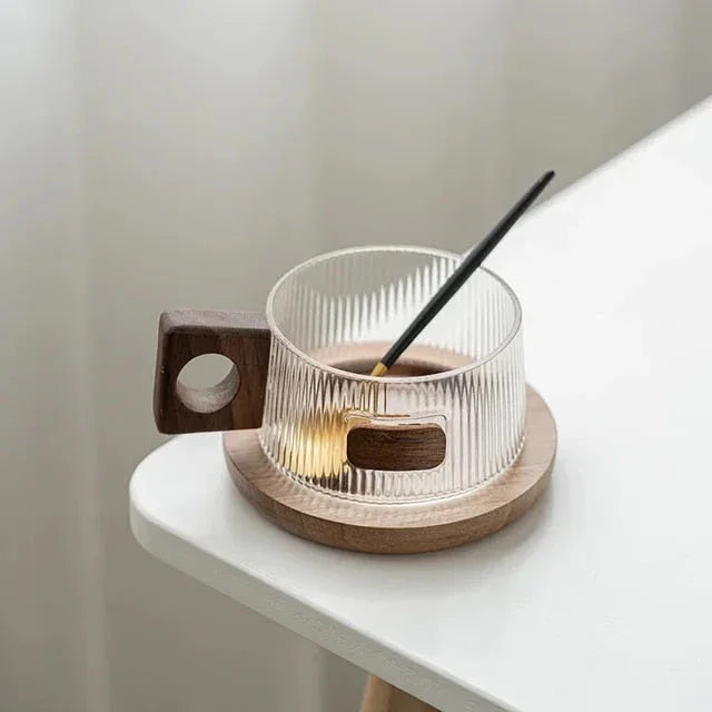 Renndando Glass Coffee Mug Set