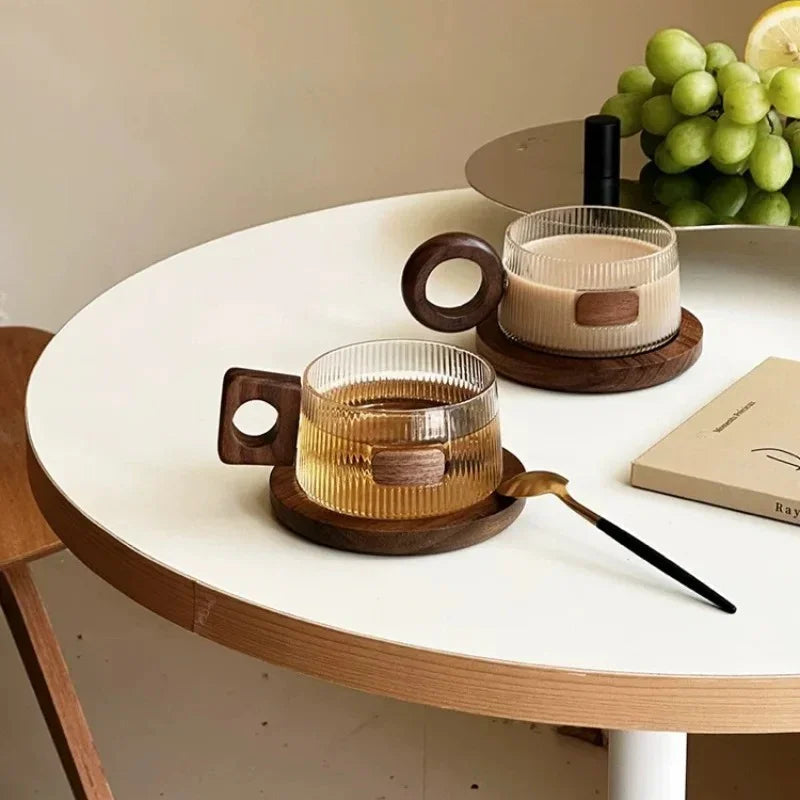 Renndando Glass Coffee Mug Set
