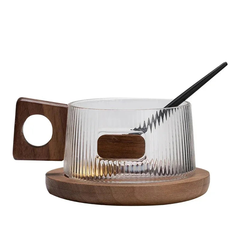 Renndando Glass Coffee Mug Set