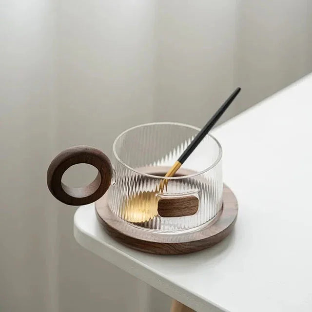 Renndando Glass Coffee Mug Set