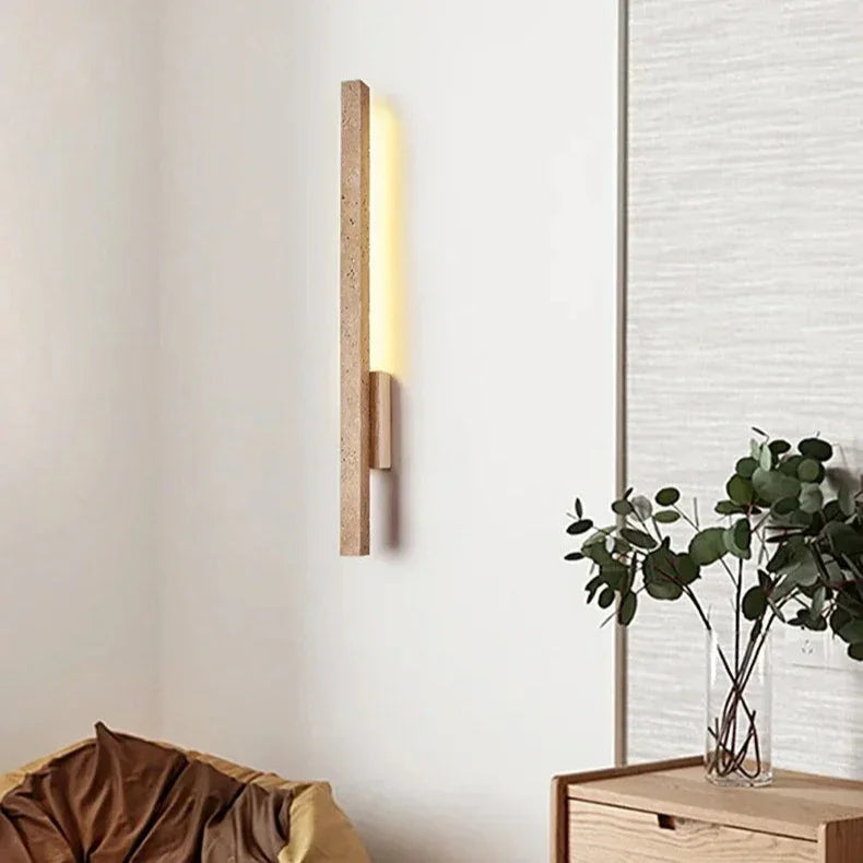 Rennesa Travertine Wall Lamp