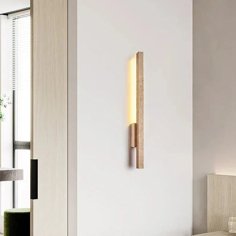 Rennesa Travertine Wall Lamp