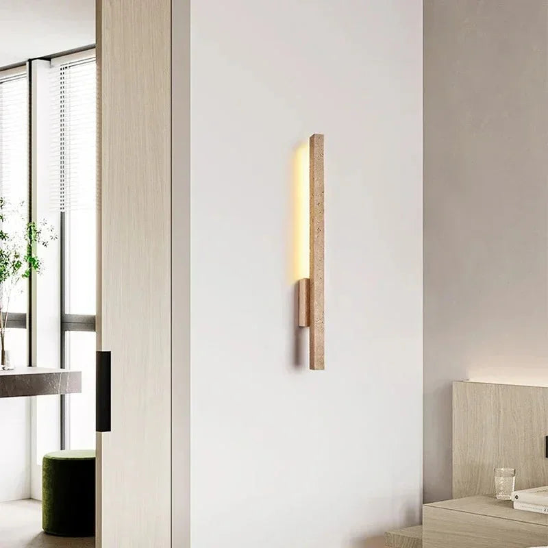 Rennesa Travertine Wall Lamp