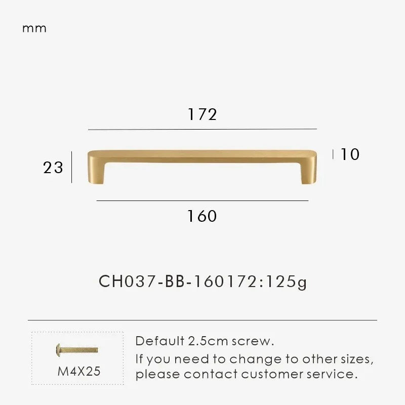 Rentosa Wall Brass Handles