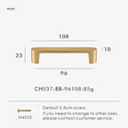 Rentosa Wall Brass Handles