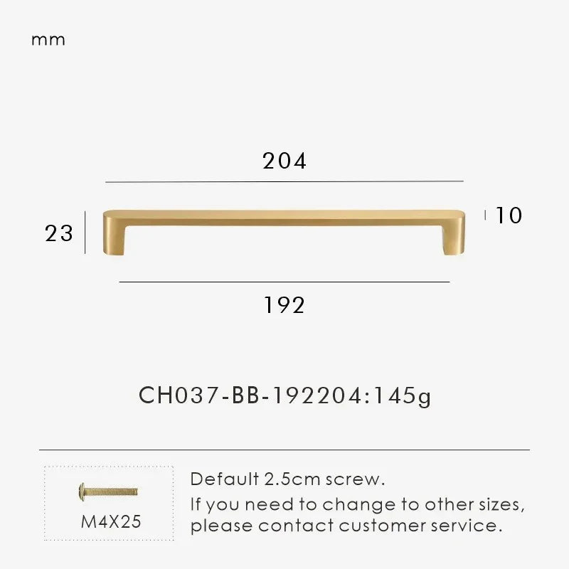 Rentosa Wall Brass Handles