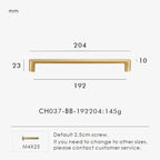 Rentosa Wall Brass Handles