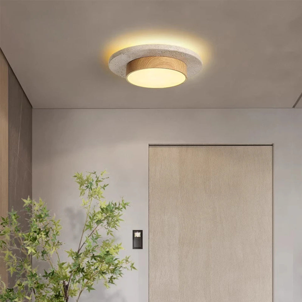 Renyra Travertine Ceiling Lamp