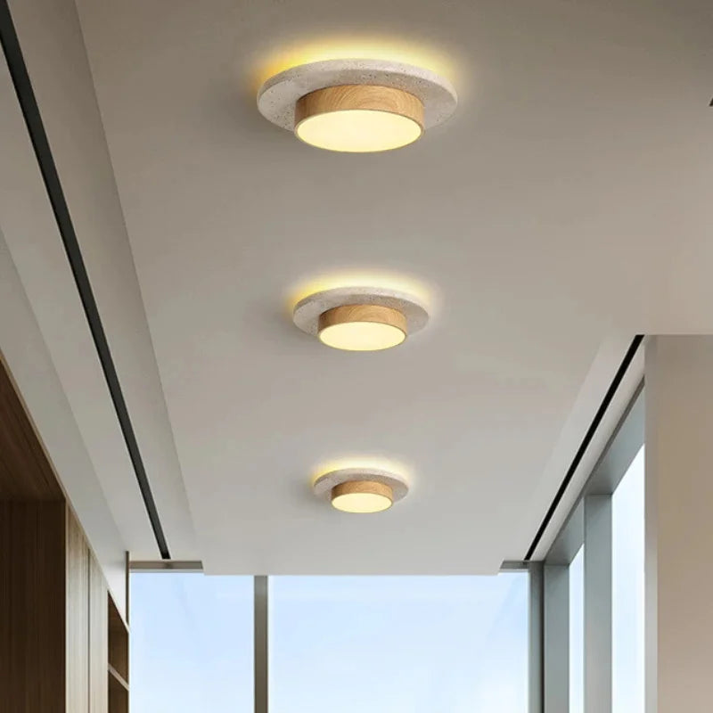Renyra Travertine Ceiling Lamp