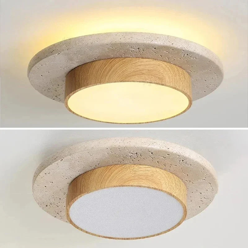 Renyra Travertine Ceiling Lamp