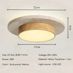 Renyra Travertine Ceiling Lamp