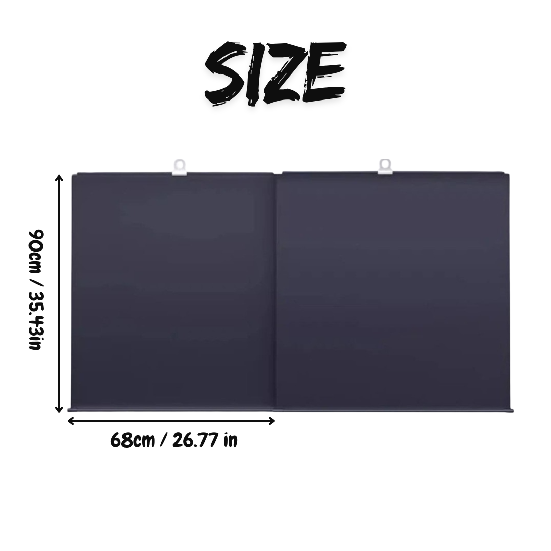 Retractable Car Windshield Sunshade, Silver Titanium Coating, Aluminum Alloy, view 8