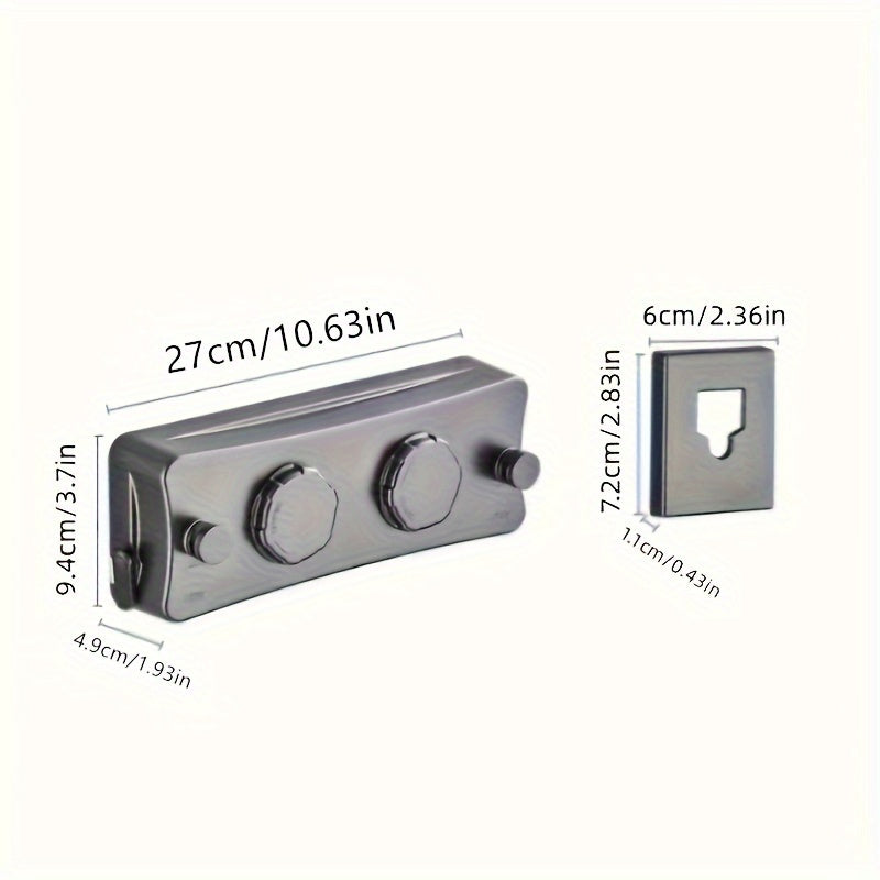 Retractable Double-Line Stainless Steel Clothesline, 5.1 m, view 10