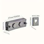 Retractable Double-Line Stainless Steel Clothesline, 5.1 m, view 10