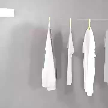 Retractable Double-Line Stainless Steel Clothesline, 5.1 m, view 2