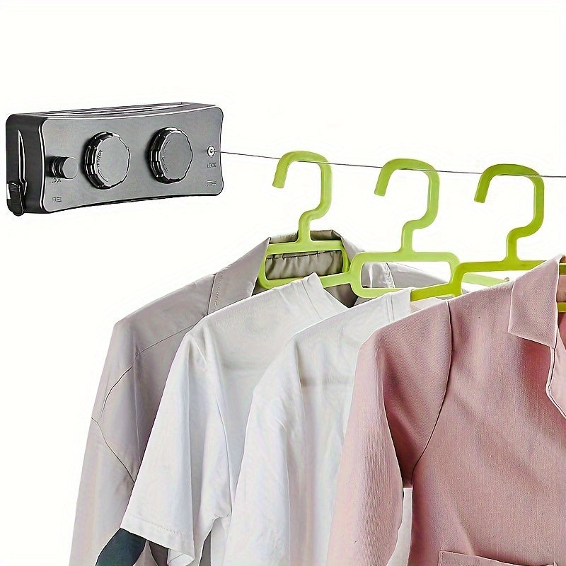 Retractable Double-Line Stainless Steel Clothesline, 5.1 m, view 9