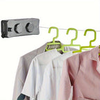 Retractable Double-Line Stainless Steel Clothesline, 5.1 m, view 9