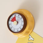 Retro Kitchen Timer with Dial and Alarm for Cooking and Baking, view 7