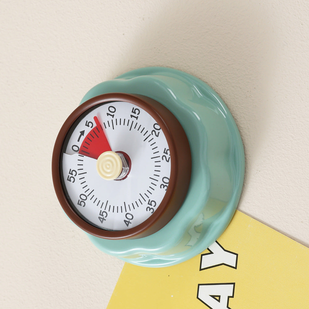 Retro Kitchen Timer with Dial and Alarm for Cooking and Baking, view 8