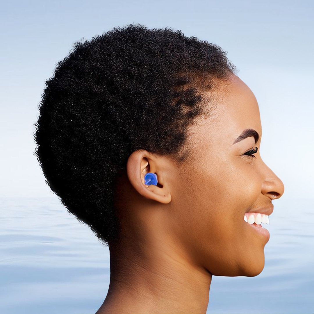 Reusable Inflatable Silicone Earplugs for Swimming and Sleep, 35dB, view 4