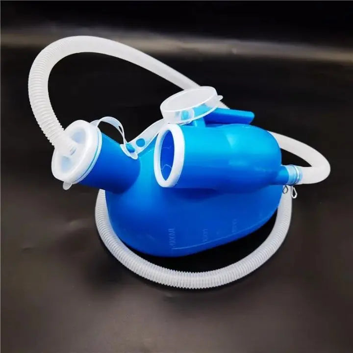 Reusable Men's Portable Urinal, 2000 ml, with 114 cm Flexible Hose, view 2