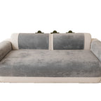 Reversible Stretch Sofa Slipcover with Plush Microfleece and Non-Slip Backing, view 5