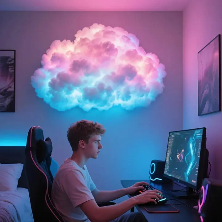 RGB Cloud LED Decorative Light, 200 cm, USB 5V, App-Controlled, view 2