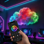RGB Cloud LED Decorative Light, 200 cm, USB 5V, App-Controlled, view 3