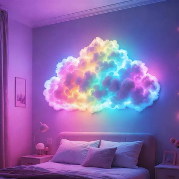 RGB Cloud LED Decorative Light, 200 cm, USB 5V, App-Controlled, view 4