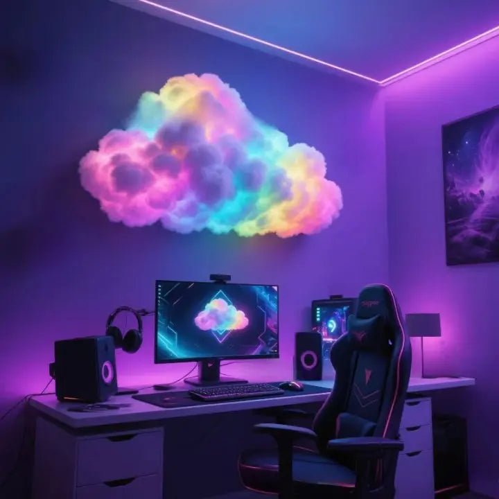RGB Cloud LED Decorative Light, 200 cm, USB 5V, App-Controlled, view 5