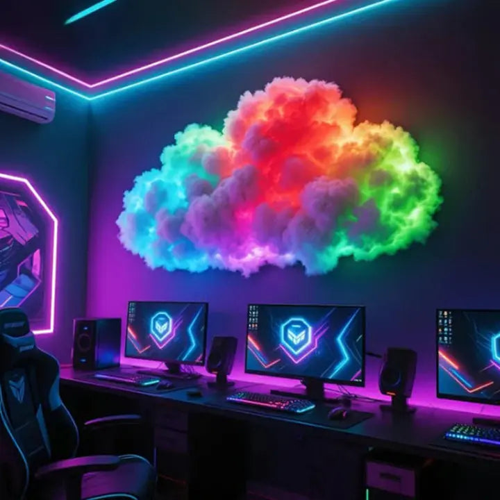 RGB Cloud LED Decorative Light, 200 cm, USB 5V, App-Controlled, view 6