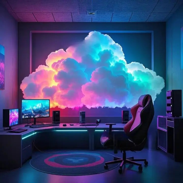 RGB Cloud LED Decorative Light, 200 cm, USB 5V, App-Controlled, view 7
