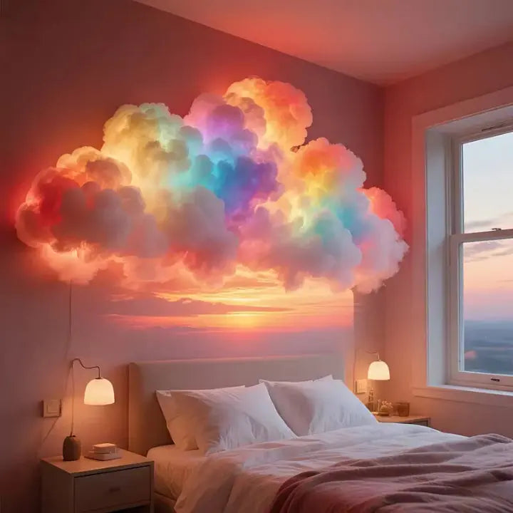 RGB Cloud LED Decorative Light, 200 cm, USB 5V, App-Controlled