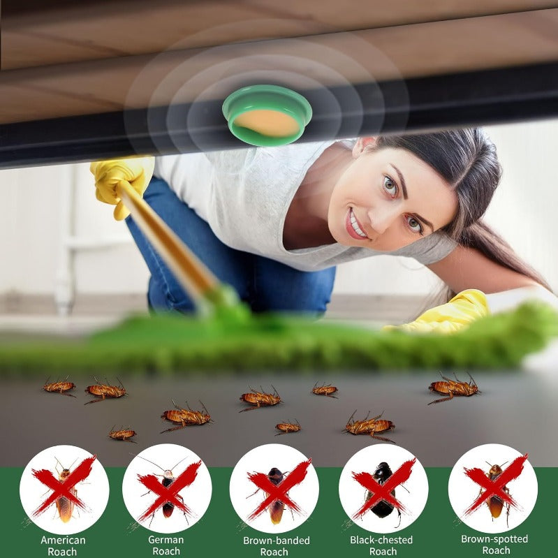 Roach Bait Discs, 24-Pack, Enclosed Housing for Indoor Placement, view 5