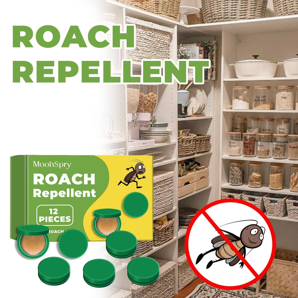 Roach Bait Discs, 24-Pack, Enclosed Housing for Indoor Placement
