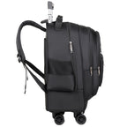 Rolling Travel Backpack with Retractable Handle and Wheels, view 2