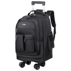 Rolling Travel Backpack with Retractable Handle and Wheels, view 5