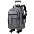 Rolling Travel Backpack with Retractable Handle and Wheels, view 6