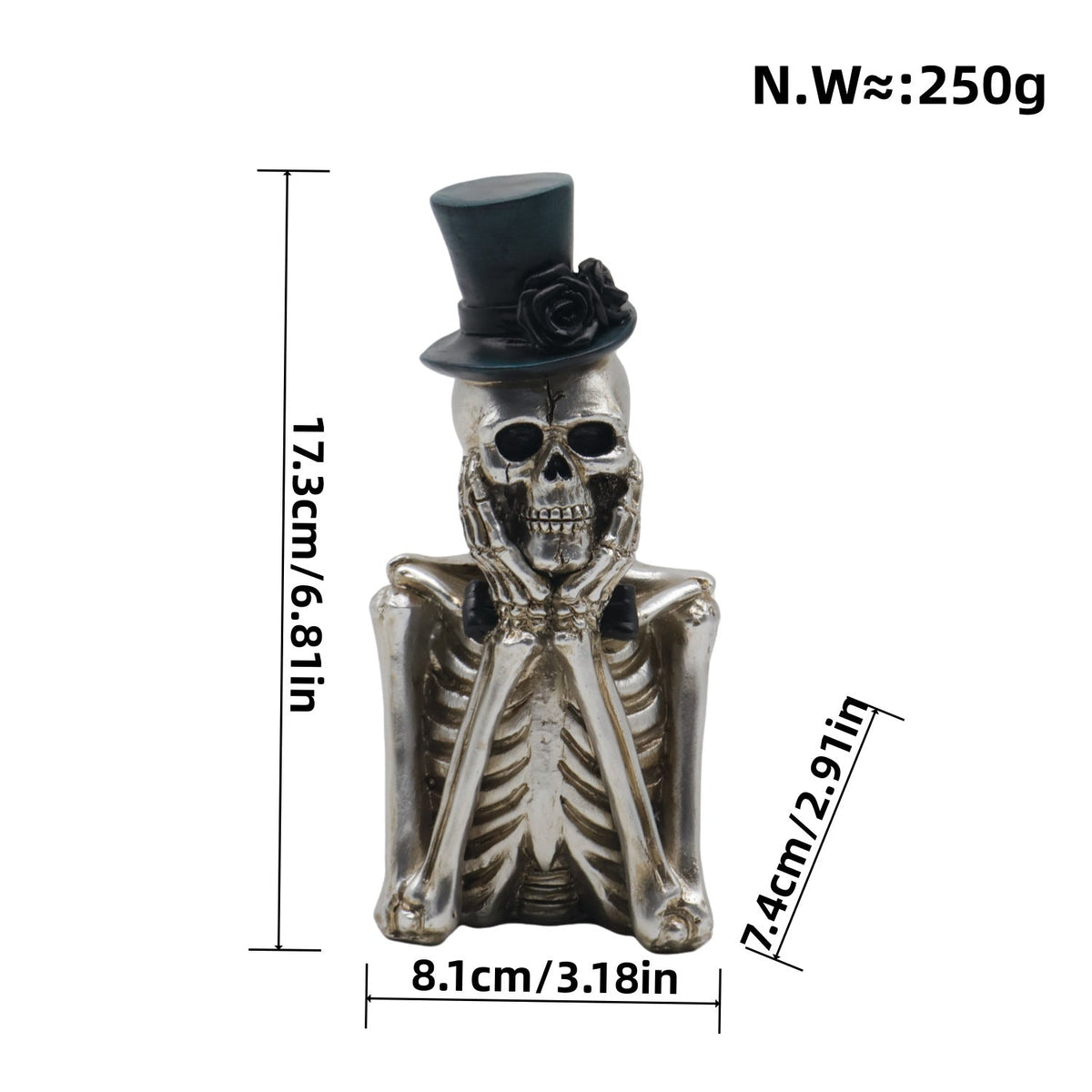 Romantic Skeleton Figure | Thrascher