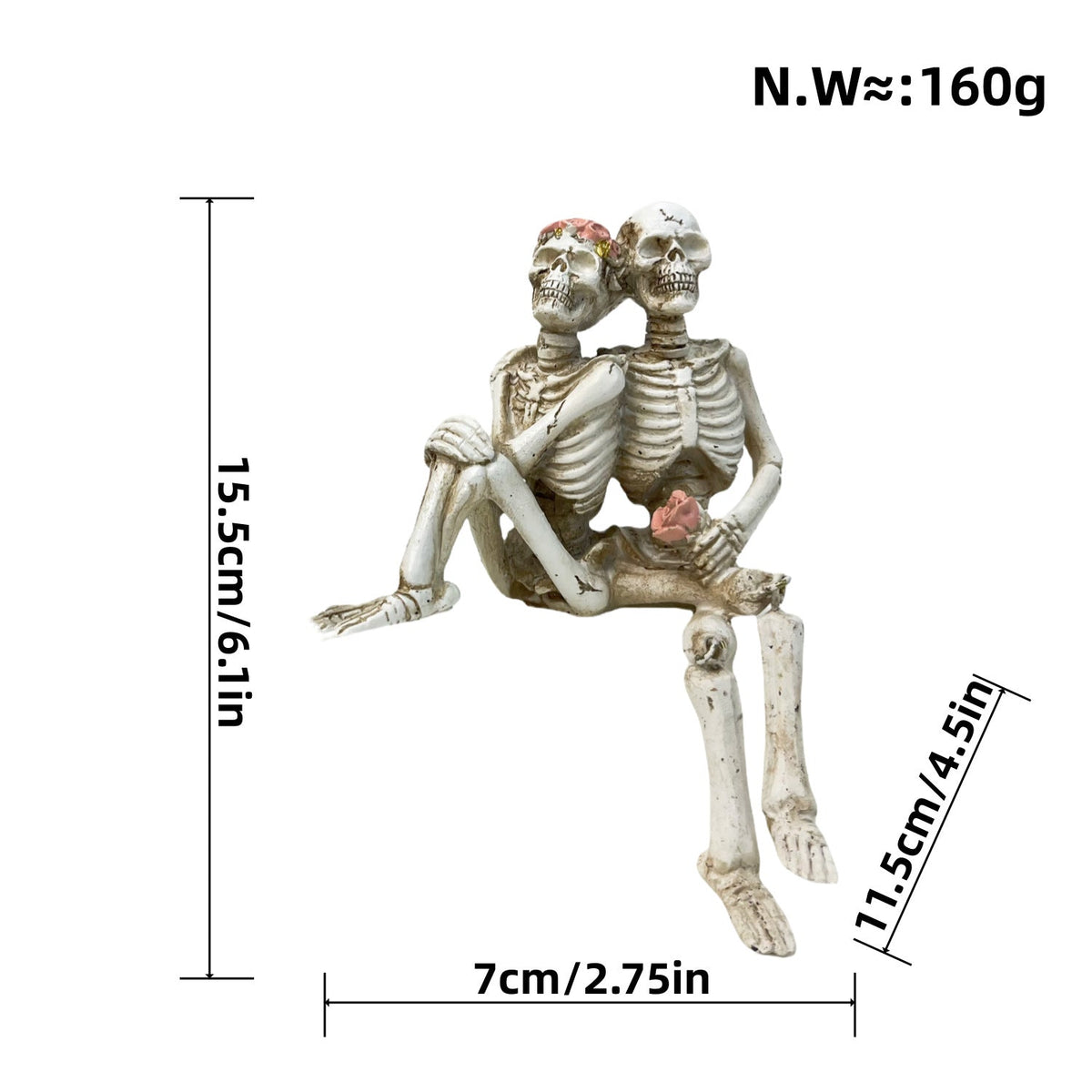 Romantic Skeleton Figure | Thrascher