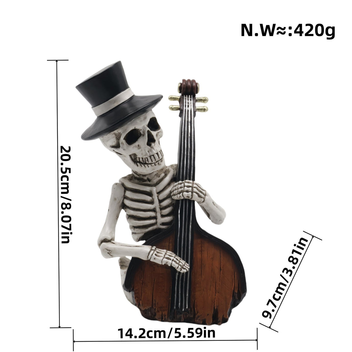 Romantic Skeleton Figure | Thrascher