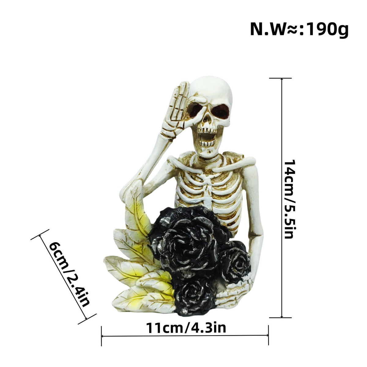 Romantic Skeleton Figure | Thrascher