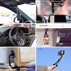 Rotatable and Retractable Car Phone Holder with 360-Degree Rotation, view 4