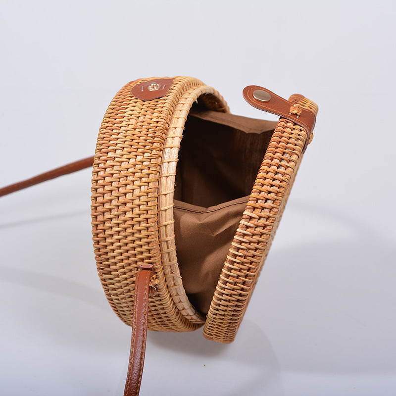 Round Basket Bag | Thrascher