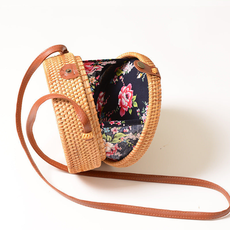 Round Basket Bag | Thrascher