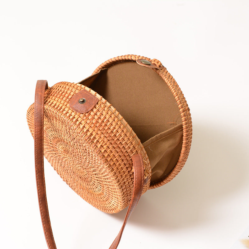 Round Basket Bag | Thrascher