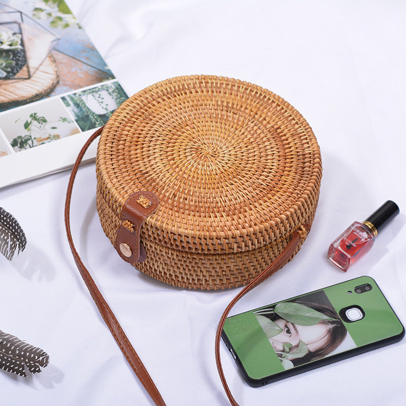 Round Basket Bag | Thrascher