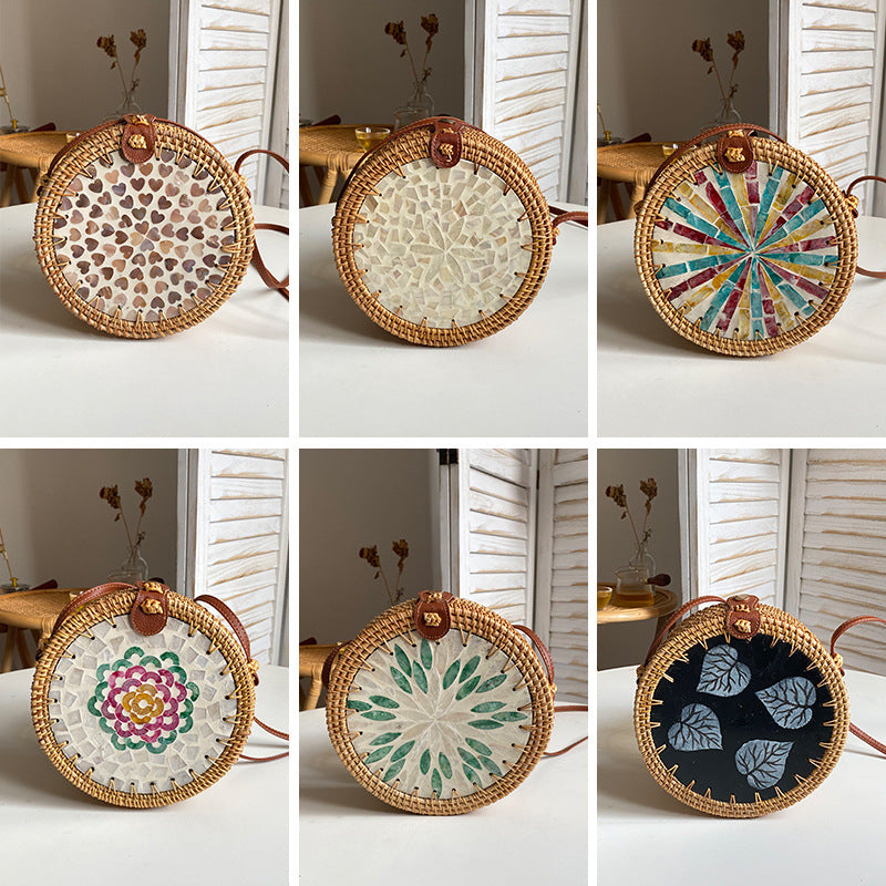 Round Bast-Handbag | Thrascher