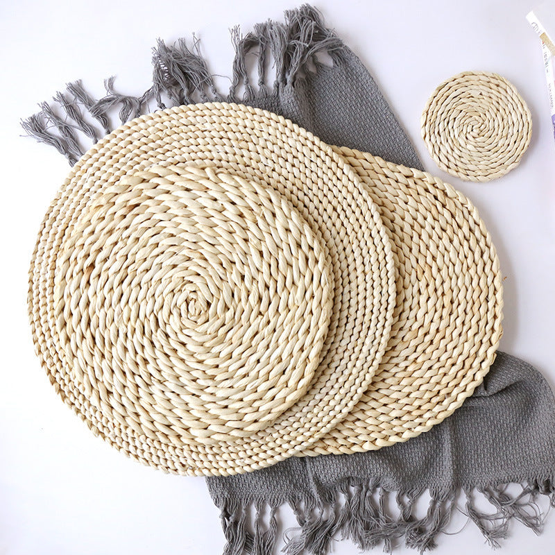 Round Coaster made of Natural Fiber | Thrascher